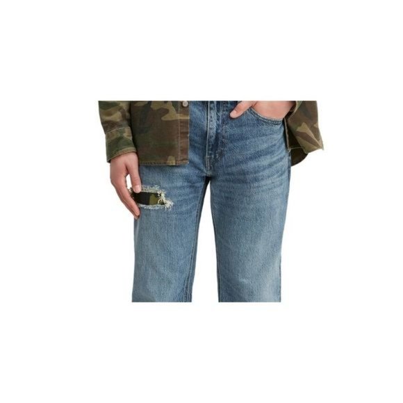 Levi's Men's 541 Athletic Fit Ripped Jeans Blue Size 36x30 - Picture 2 of 4